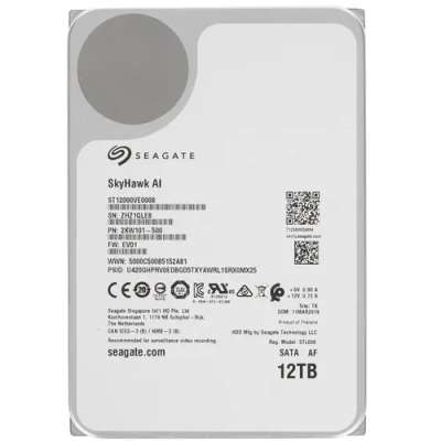 12 ТБ Жесткий диск Seagate SkyHawk AI ST12000VE0008