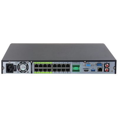 DHI-NVR5216-16P-XI 16-канальный IP-видеорегистратор с PoE, 4K, H.265+, ИИ