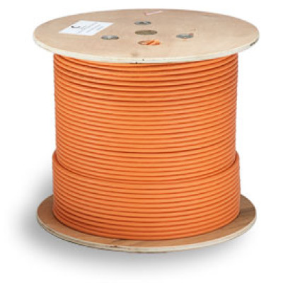 Cabeus UTP-4P-Cat.6a-SOLID-LSZH-OR Кабель витая пара UTP (U/UTP), категория 6A, 4 пары (23 AWG), одножильный, LSZH нг(А)-HF, оранжевый (305 м)