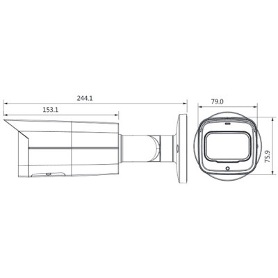 IP видеокамера DH-IPC-HFW2531TP-ZS Dahua