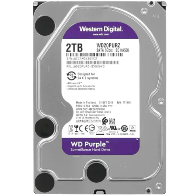 2 ТБ Жесткий диск WD Purple WD20PURZ