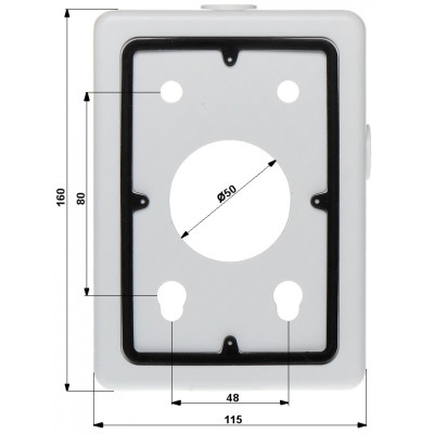 Монтажная коробка DH-PFA120 Dahua